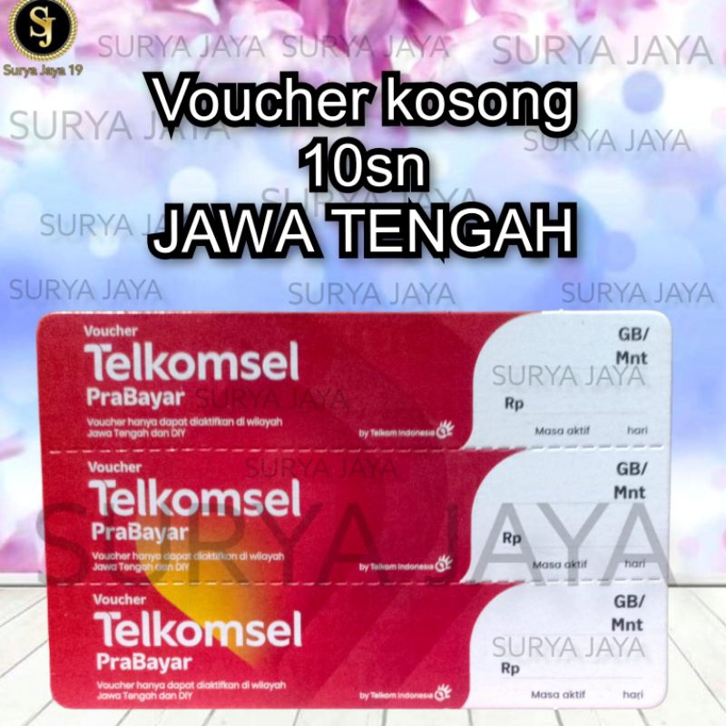 vocer kosong telkomsel area JATENG DIY /10 SN