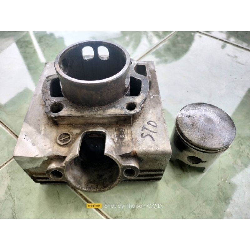 BLOK BORING SATRIA 2TAK HIU LUMBA ISI-2 OS 25 ASLI ORIGINAL COPOTAN MOTOR