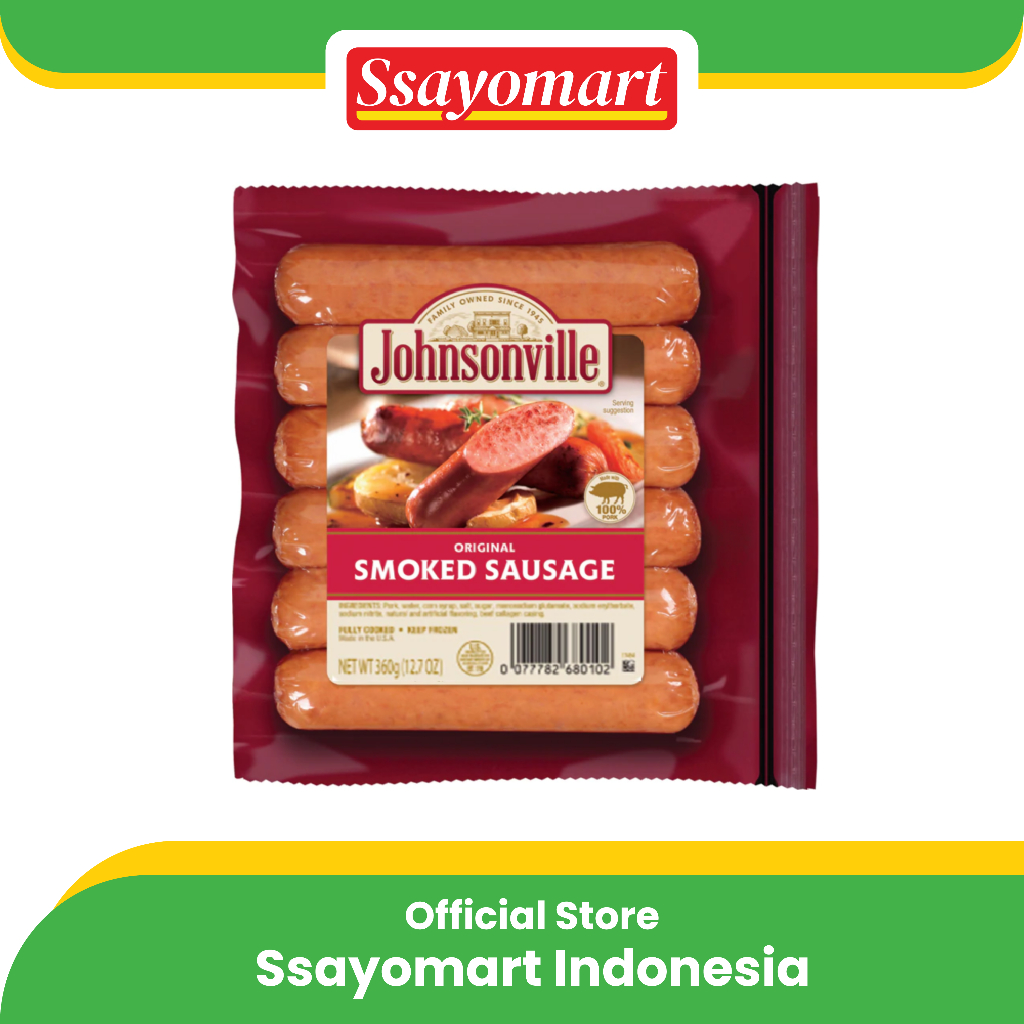 

JOHNSONVILLE Sausage USA 396g - Sosis Babi Import Amerika