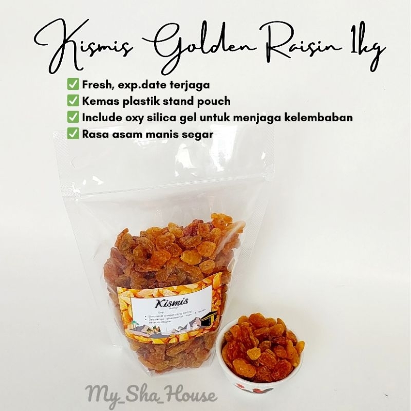 

1kg kismis asam manis segar berkualitas enak untuk oleh2 haji umroh ataupun hidangan lebaran idul fitri / camilan