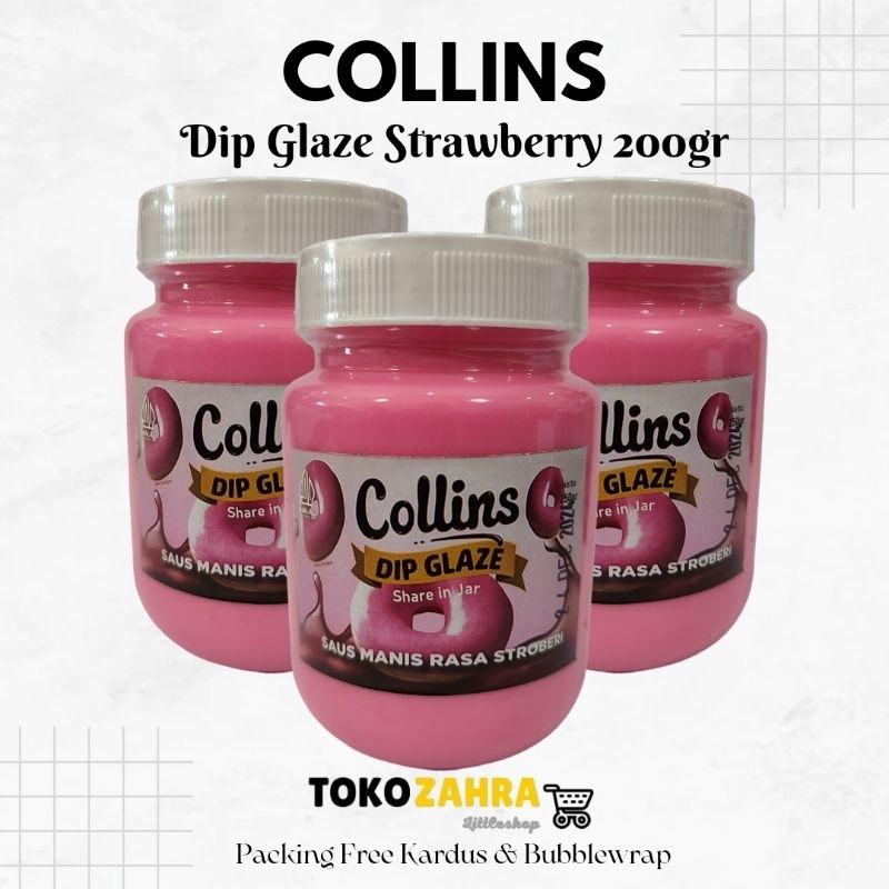 

Collins Dip Glaze Strawberry 200gr