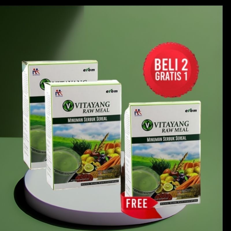 

VITAYANG DETOX RAW MEAL SEREAL ( 3box)