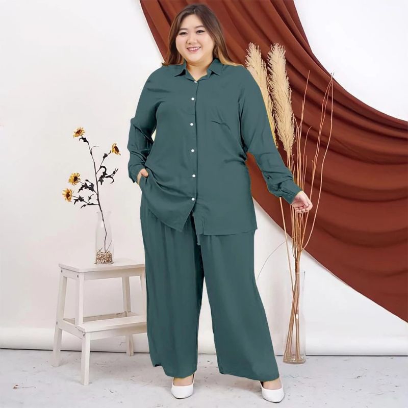 Baju Tidur PP 3XL Big Size Polos