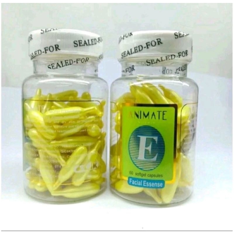Animate serum kapsul Vitamin E Facial essence ORI BPOM