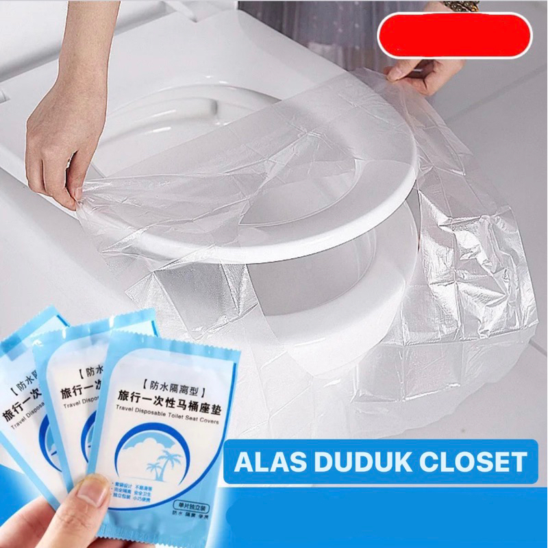 [COLA] Toilet Seat Cover / Plastik Alas Duduk Kloset / Disposable Plastik Closet