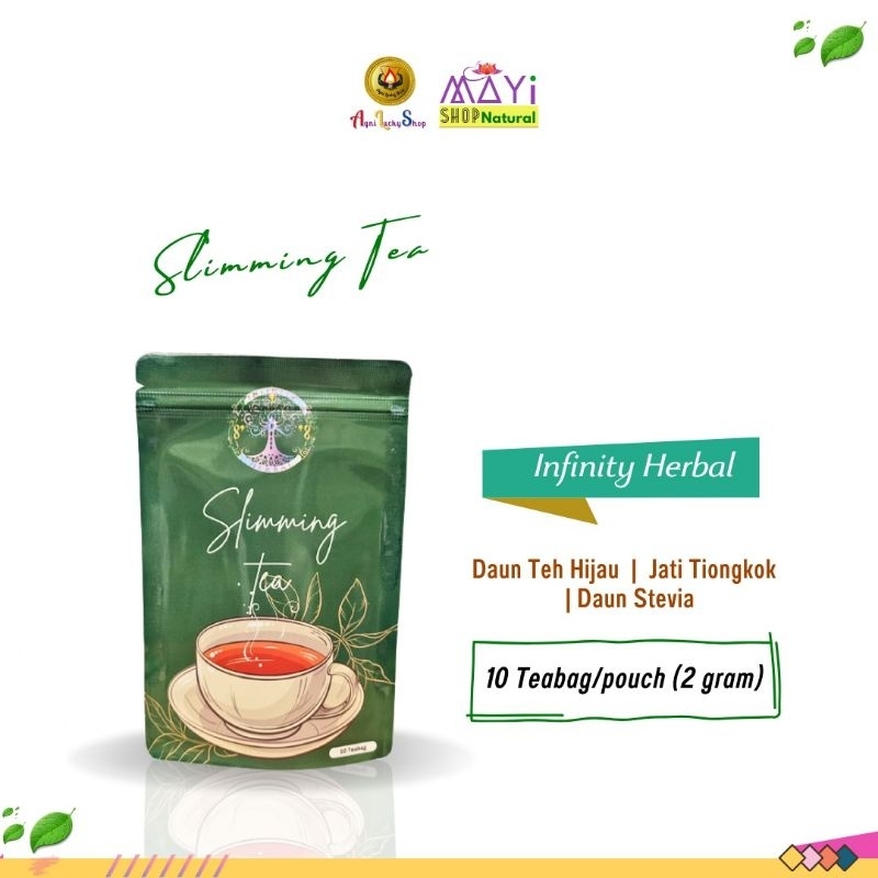 

slimming Tea Teh Diet Pelangsing Alami, sehat Dan herbal 10 pack Jati Tiongkok