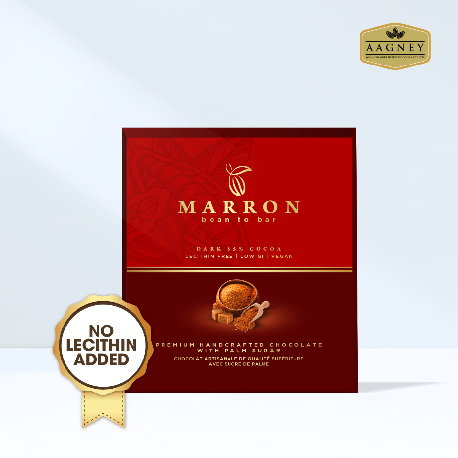 

Marron Chocolate Dark 85% Cocoa | Cokelat Vegan 50gr - Aagney Cocoa