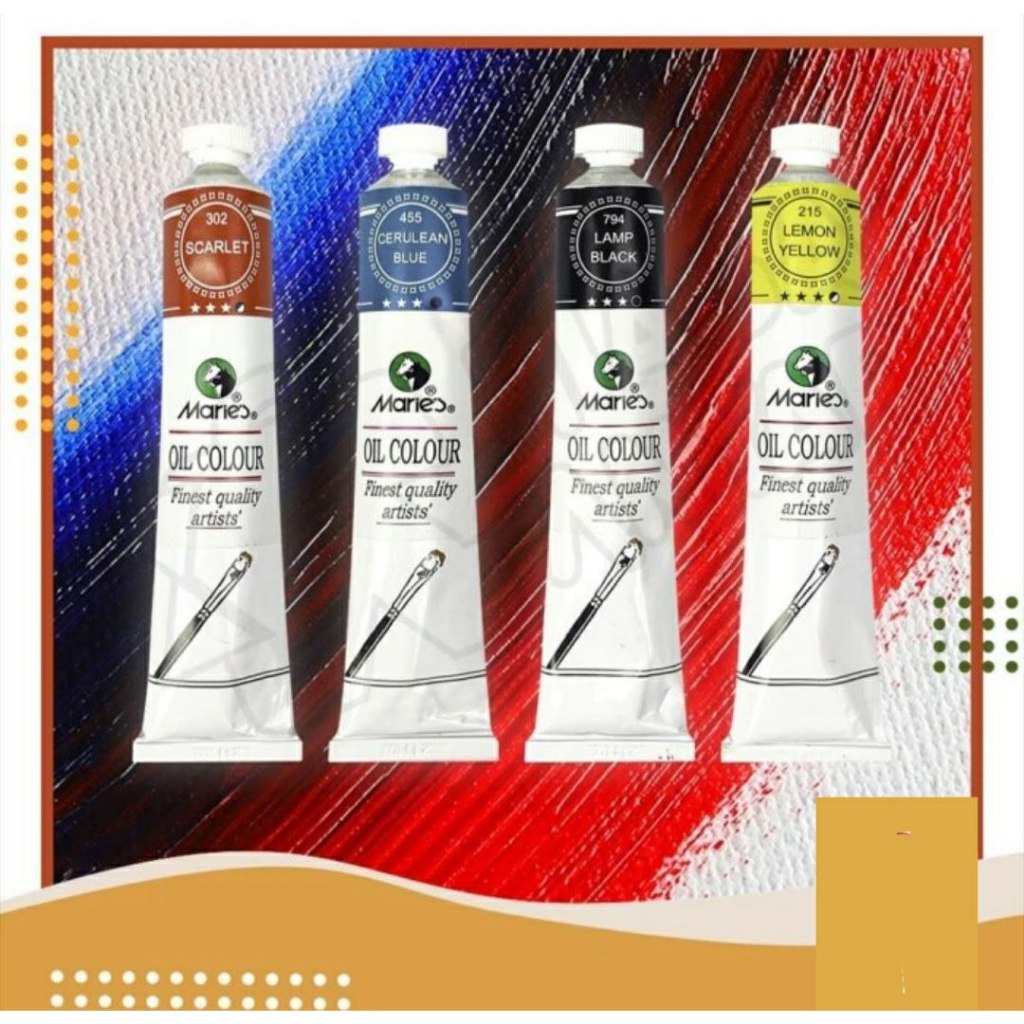 

MARIES Oil Color Paint / Cat Minyak Lukis Kanvas Warna