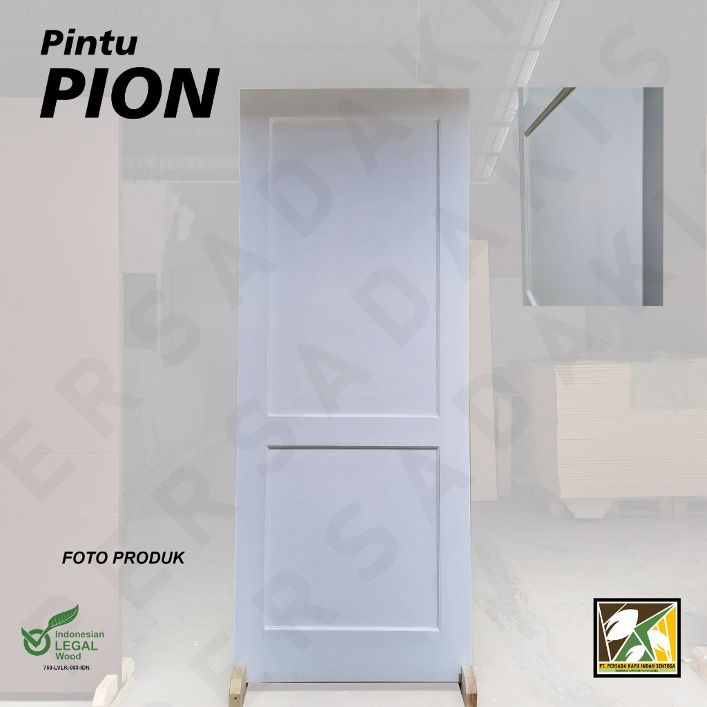 Daun Pintu Triplek Minimalis - PION - dengan finishing/polos - bundle 10
