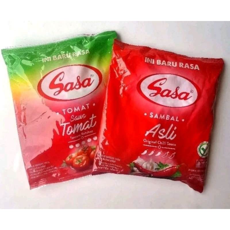

saus Sasa sambal dan tomat sachet isi 24pcs