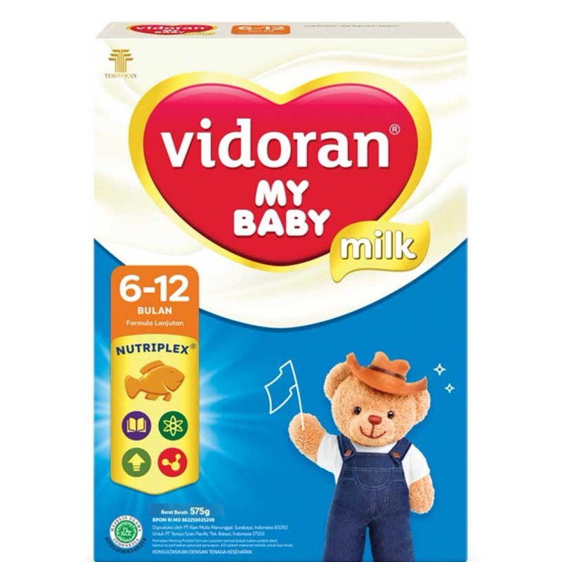 vidoran My Baby Susu Formula 0-6 bulan 6-12 Bulan 575 g