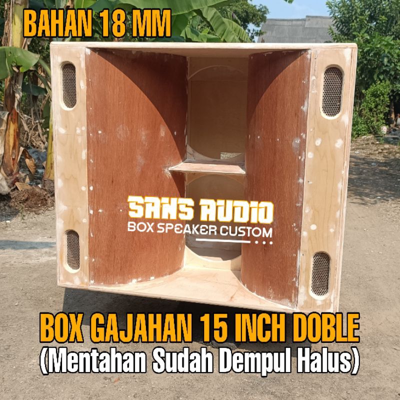 Box speaker gajahan 15 inch doble