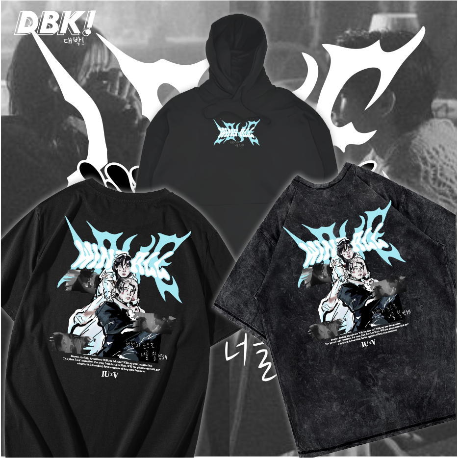 LOVE WINS ALL IU X V/IU/UENA/TSHIRT KPOP/KPOPERS/OVERSIZE/HOODIE