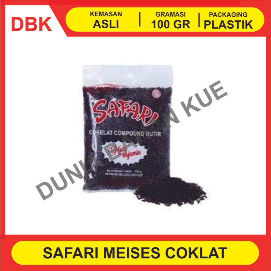 

MESES SAFARI LAGIE COKLAT 100 GR - 1 DUS 120 PCS / MESES COKELAT SAFARI LAGIE