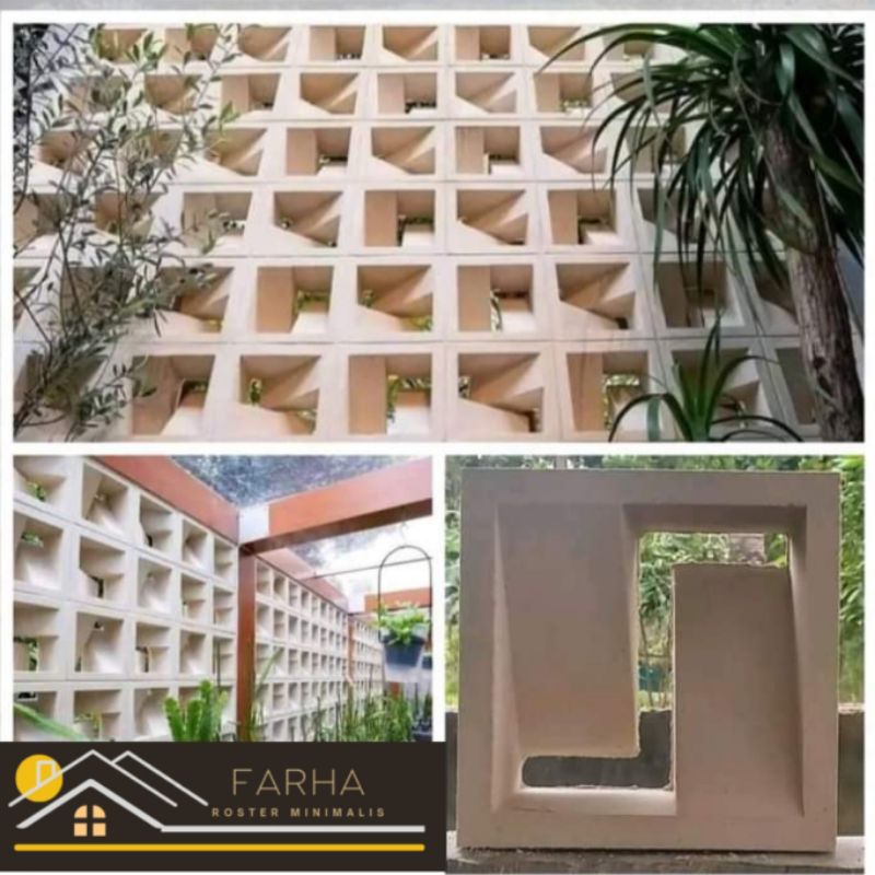 Roster beton/Loster beton minimalis/Loster beton modern/Loster beton murah roster semua motif