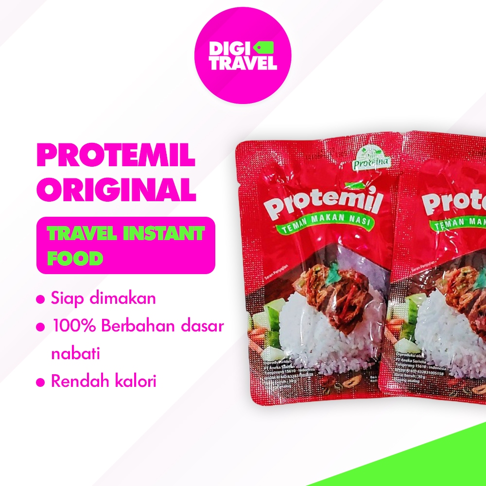 

DIGI TRAVEL Protemil | Makanan Siap Saji | Makanan Travelling | Lauk Siap Saji | Makanan Instan