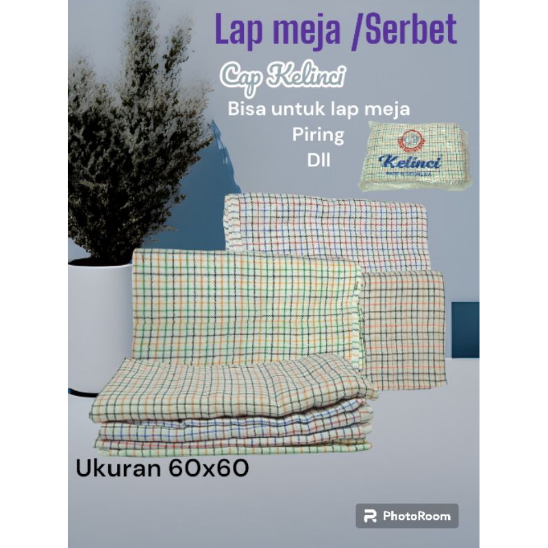 Serbet Dapur / Lap dapur Merek Kelinci - Tisu dapur - kain kompor - Supplier Konveksi Surabaya - Gro
