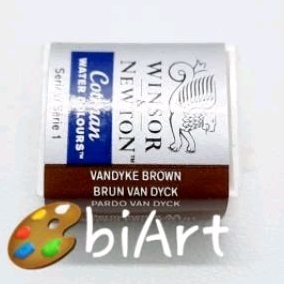 

Cat Air Cotman Water Colour Vandyke Brown Half Pan Winsor & Newton