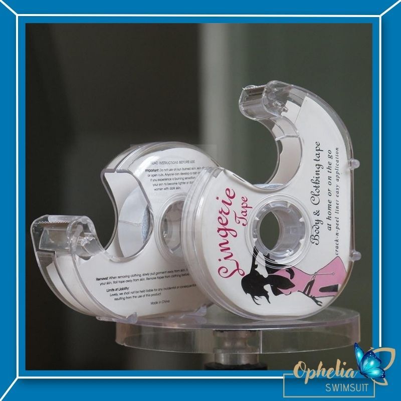 [Ophelia Swimsuit] 4007 Swimsuit Body Tape Bening Lingerie Dress Baju V-Line Tape Invisible Body Tap