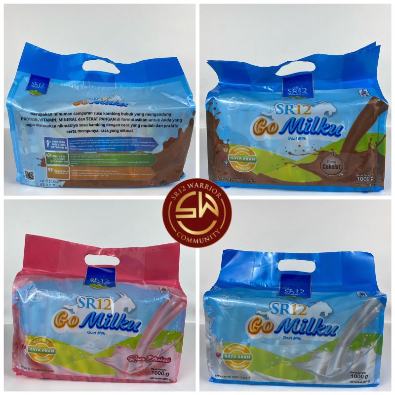 

Gomilku SR12 pack, semua varian,susu kesehatan segudang manfaat