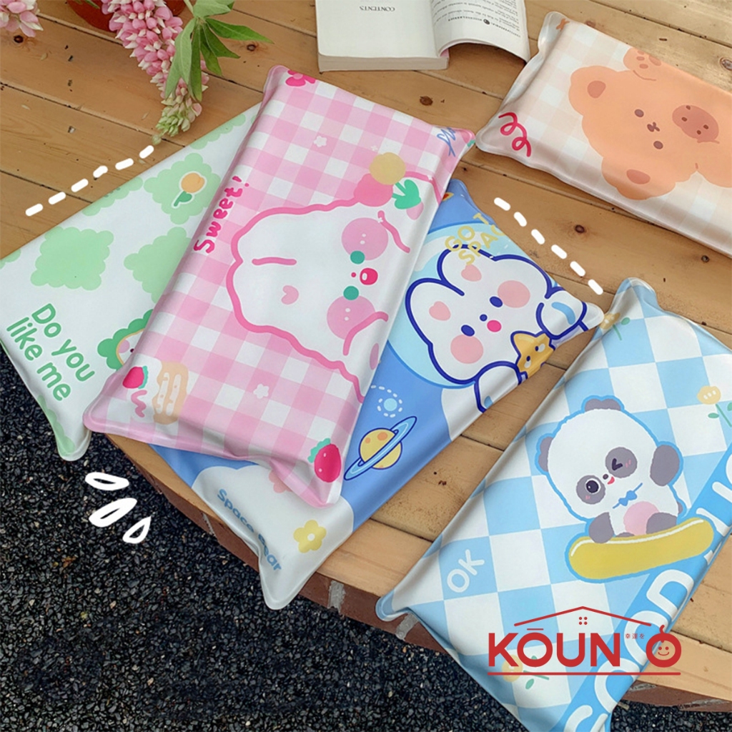 Bantal Silikon Anak Cooler Gel Dingin Motif Karakter Spons Busa Dengan Pendingin Air