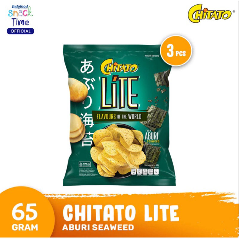 

Chitato Lite Aburi Seaweed 65 Gr - 3 Pcs