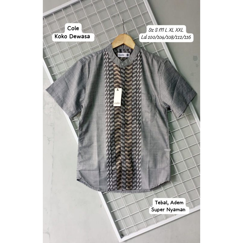 PROMOOO Baju Koko Pendek Dewasa Original Brand Cole