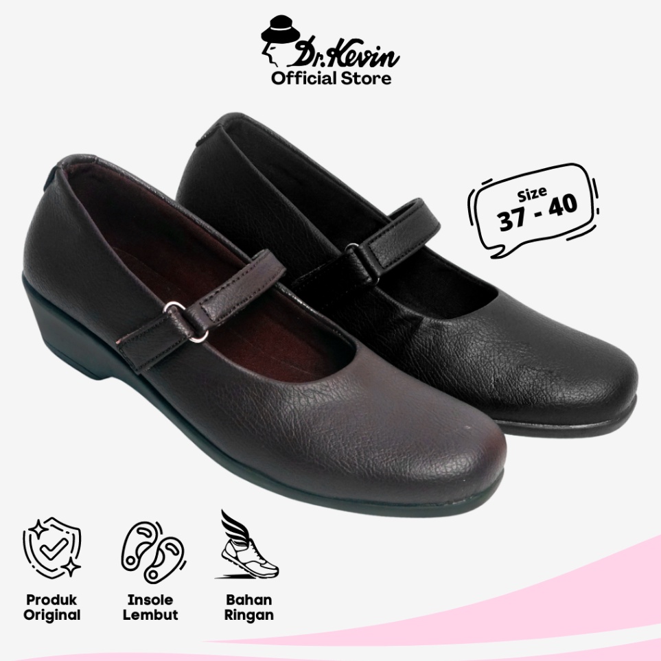 ART T37U Dr Kevin Sepatu Pantofel Wanita Formal Paskibra 53116
