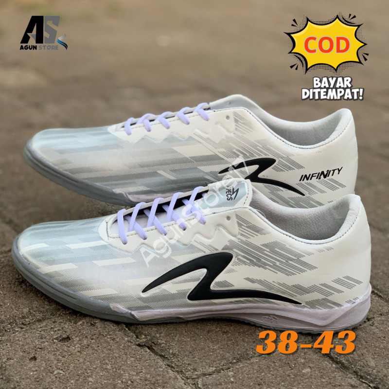 new sepatu futsal specs infinity silver terbaru/sepatu futsal specs terlaris