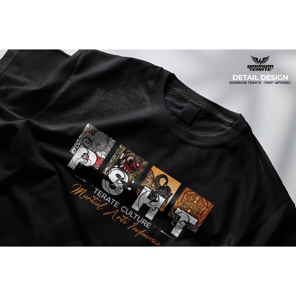 KAOS SH TERATE COTTON COMBED 24S (TEBAL & ADEM) - BISA COD BAYAR DITEMPAT - KAOS PSHT TERBARU WARRIO