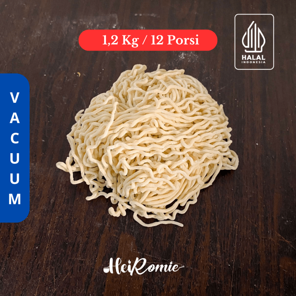 

Vacuum Pack Mie Keriting Mentah Super 12 Porsi