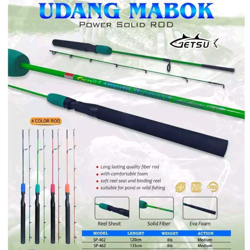 Rod / Joran GETSU UDANG MABOK POWER SOLID