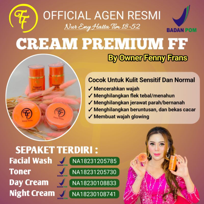 Cream Premium FF By Fenny Frans Original BPOM
