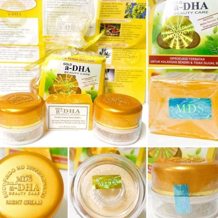 SALE CREAM ADHA GOLD EMBOS MDS SUPER ORIGINAL BERHOLOGRAM SABUN 2