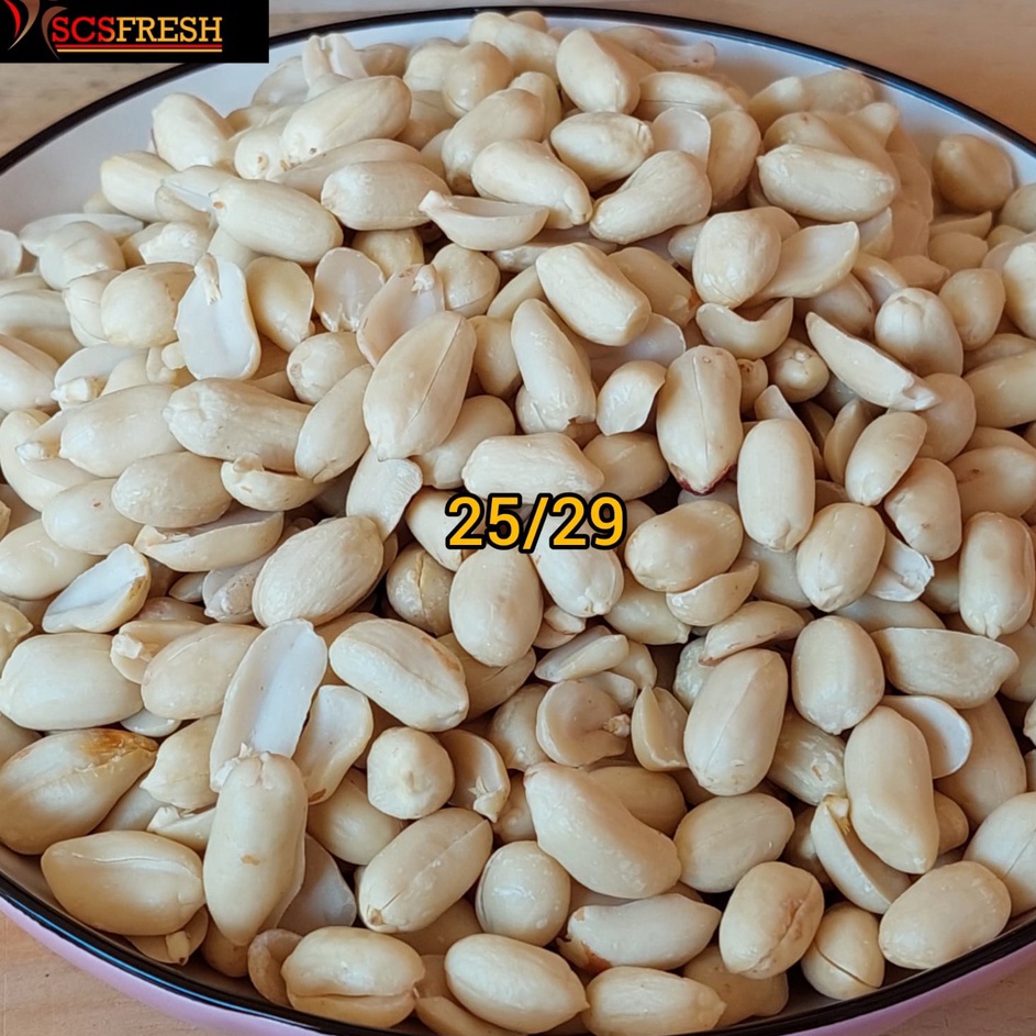 KODE 77 Kacang Tanah Kupas  Kacang Kupas Super ukuran JUMBOBESARKECIL 1 KG