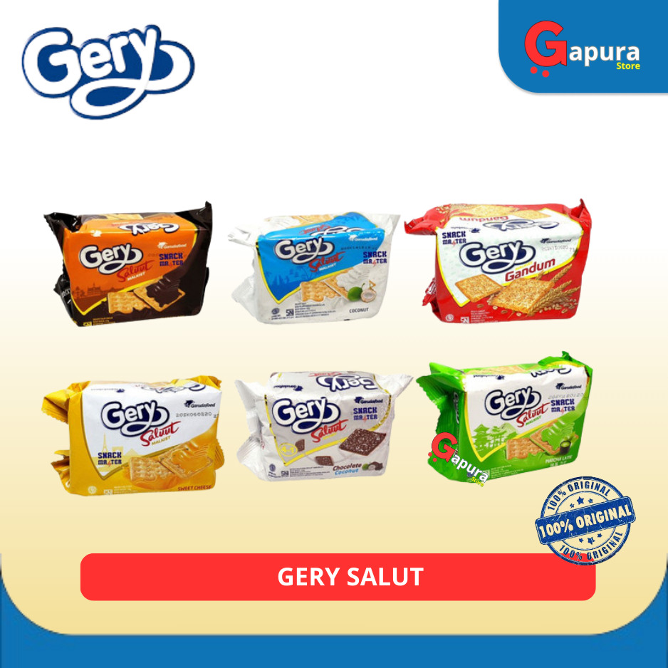 

BISKUIT GERY SALUT BERBAGAI VARIAN RASA COKLAT, KEJU, KELAPA DLL