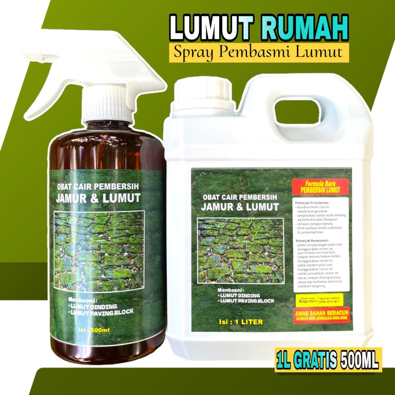 Cairan Pembasmi Lumut, Jamur, dan Rumput pada Paving Block hingga Akar