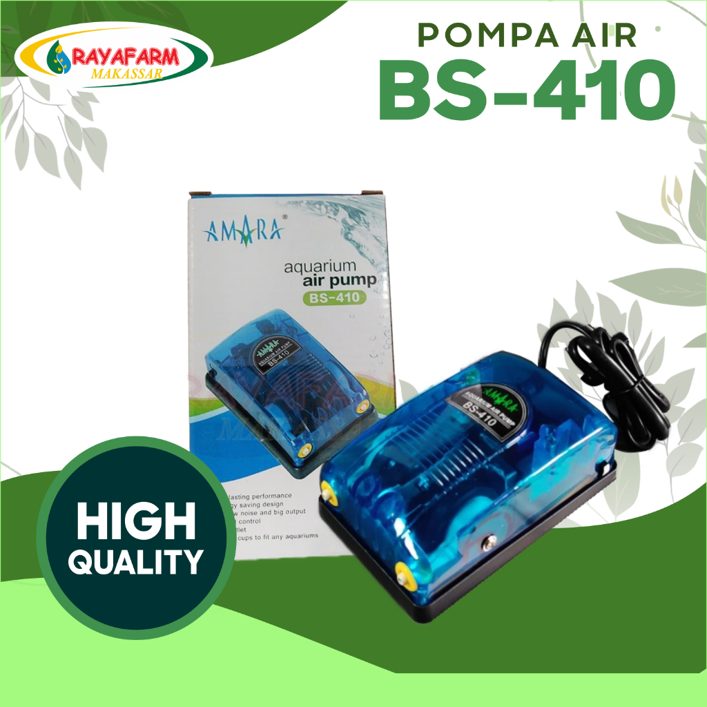 Pompa Aquarium Aerator / Air Pump BS-410 - Amara