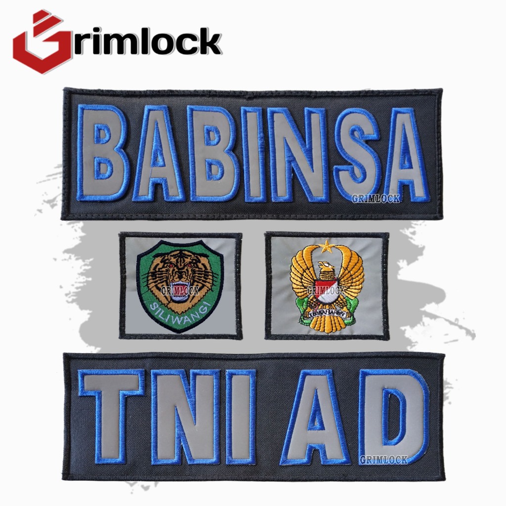 Logo Bordir Siliwangi / Babinsa TNI / Patch Logo Bordir