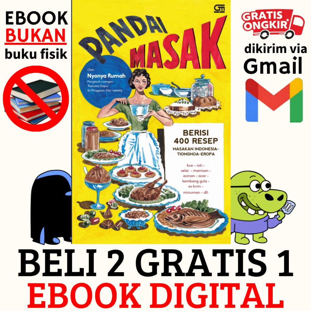 

(107) Pandai Masak ; Berisi 400 Resep Masakan Indonesia - Tionghoa - Eropa