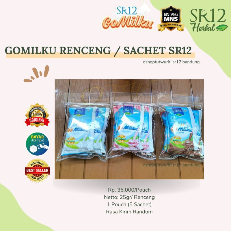 

GOMILKU SR12 SACHET - susu Kambing Etawa SR12 - Rasa Vanila - Rasa Stroberi - Rasa Coklat