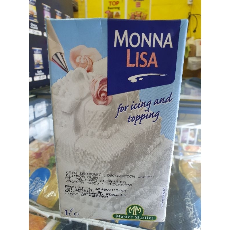 

Monna lisa whipp cream 1L