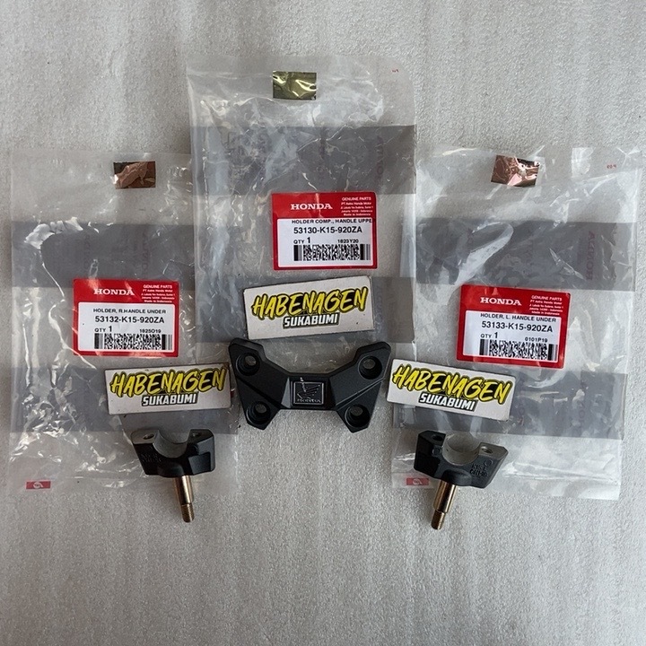 raiser riser reser dudukan klem stang stir setang setir honda cb150r cb 150 r led cbr v2 set komplit