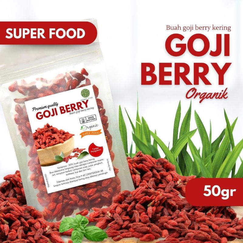 

Goji Berry Organik Gojiberry Premium 50gr Kiche Kie Che Kici