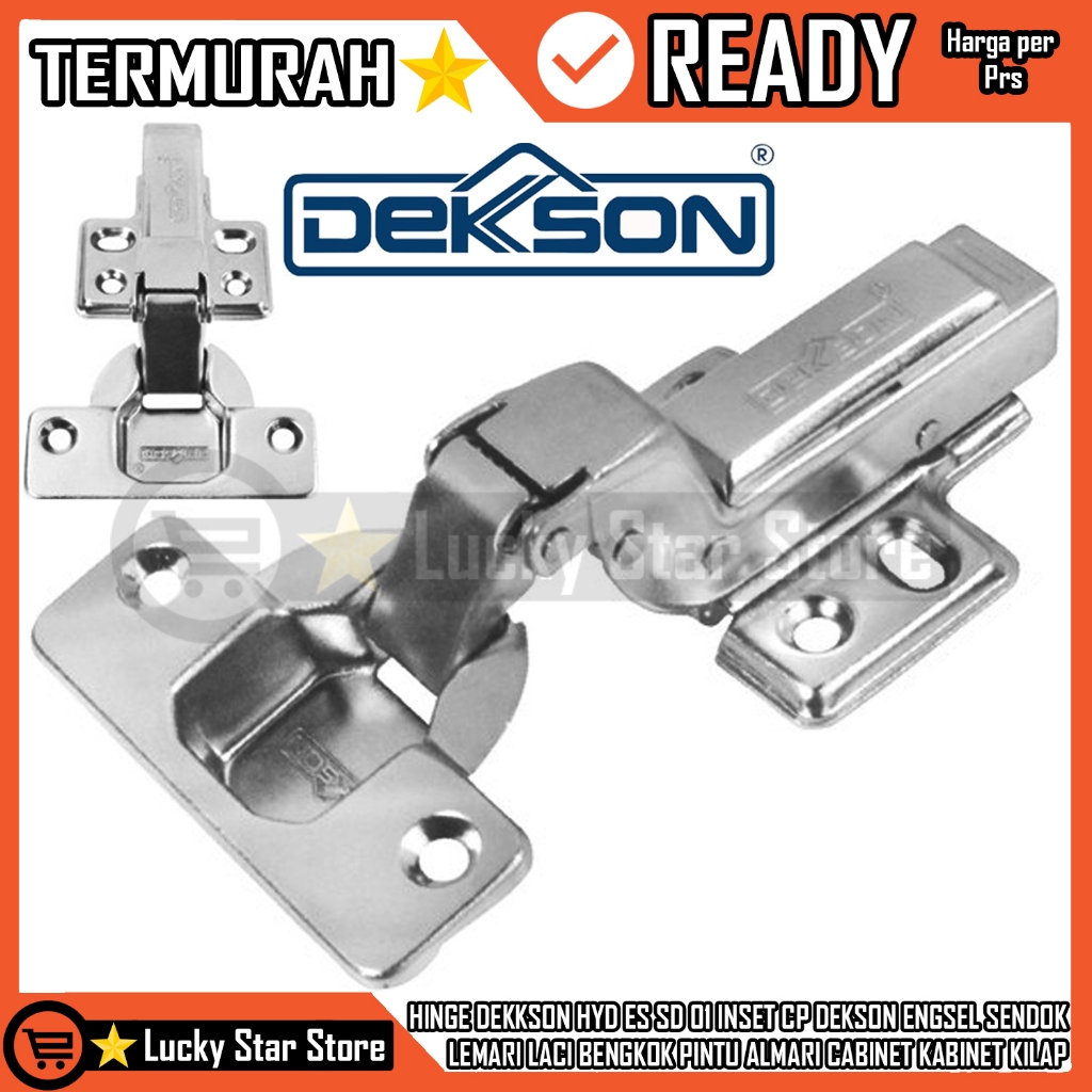 Hinge Dekkson Hyd Es Sd 01 Inset Cp Dekson Engsel Sendok Lemari Laci Full Bengkok Pintu Almari Cabin