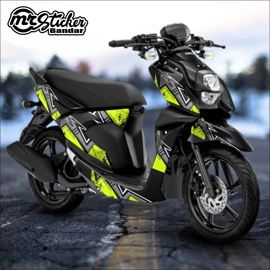 Decal X Ride 125 Full Body Stiker X Ride 125 Stiker Xride 125 Decal X-Ride Full Body grunge effect