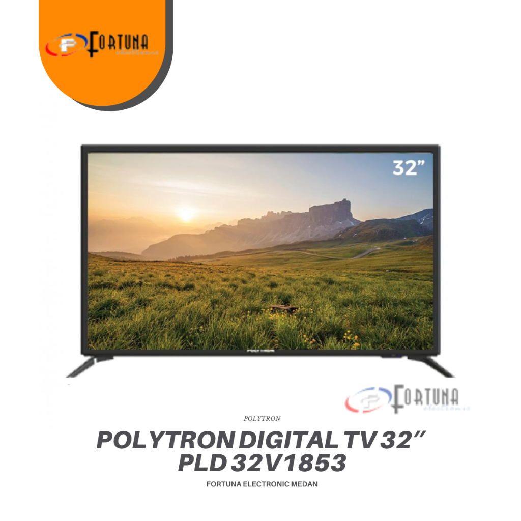 TV POLYTRON 32 INCH DIGITAL PLD 32V1853/ 32V1753 KHUSUS MEDAN