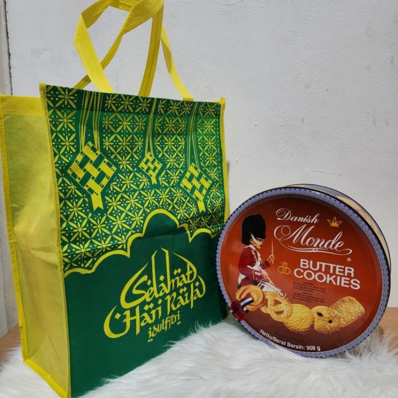 

TAS SOUVENIR PARCEL LEBARAN Kecil 20x25 cm tapak bawah/ TAS SPONDBON LEBARAN / GOODIE BAG IDUL FITRI