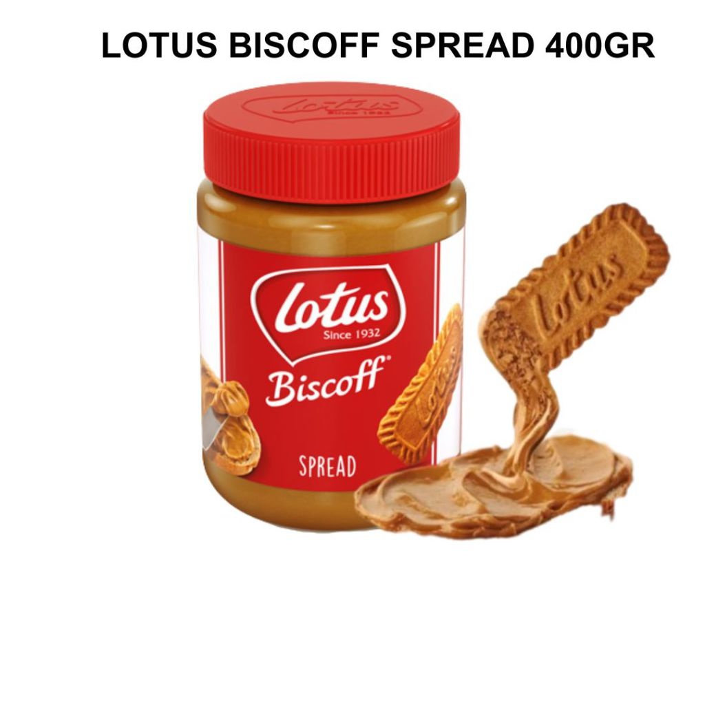 

Lotus Biscoff spread smooth 400gr / Selai biskuit Lotus Biscoff 400gr