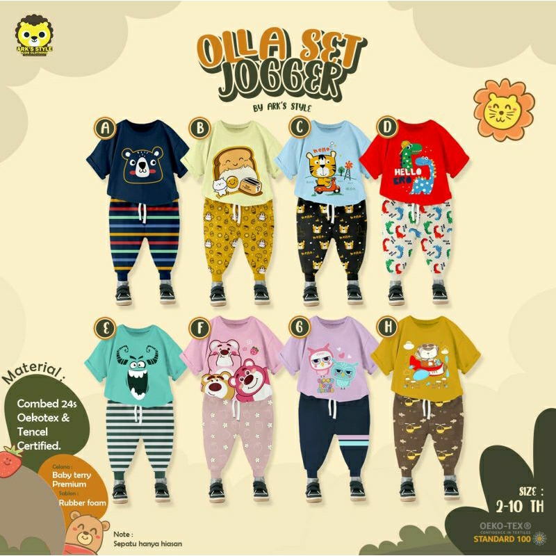 OLLA SET JOGGER ANAK